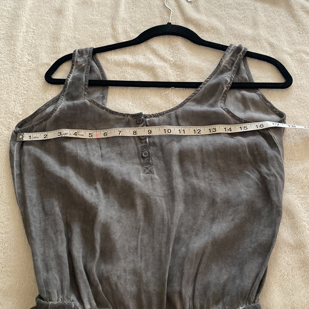 Cloth & Stone Gray Sleeveless Jumpsuit with Relaxed Fit - Picture 13 of 14